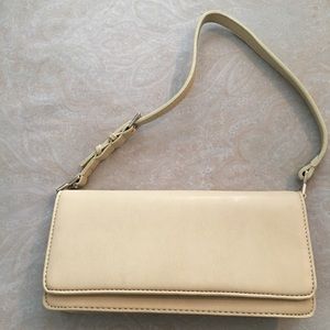 Liz Claiborne Shoulder Bag/Clutch Beige/Cream